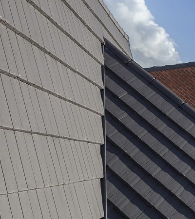 grey modern tiles roof