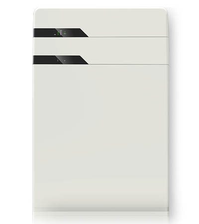white modern battery for storing solar panels